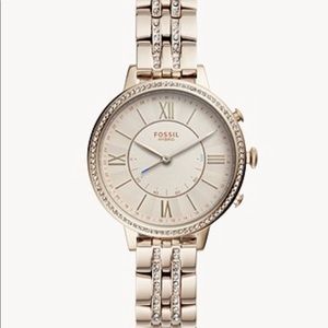 FOSSIL Hybrid Smartwatch New In Box Pastel Pink